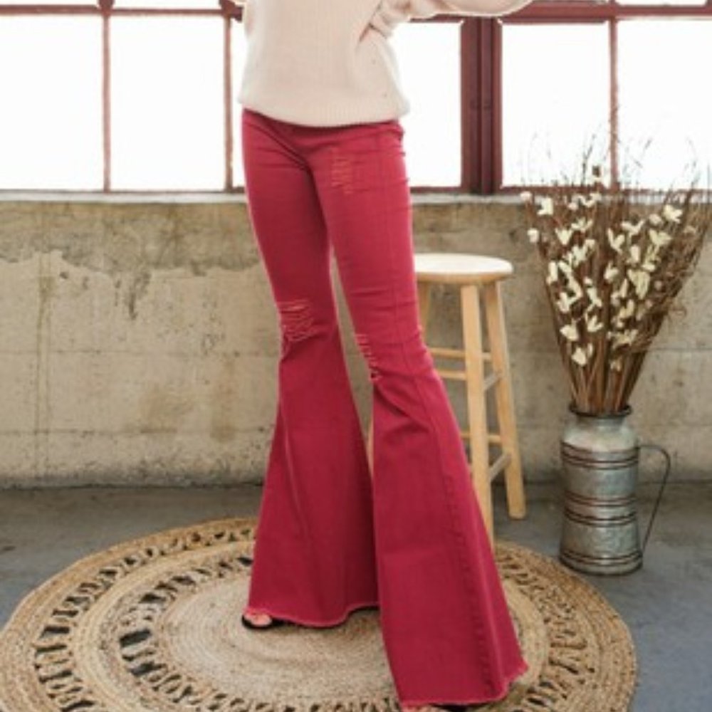 Major Flare Leg Jeans
